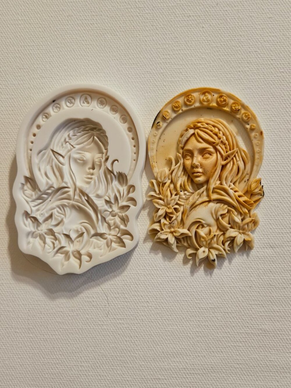 Silicone Mold of Female Elf